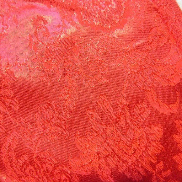 NWT Alice + Olivia Willis in Bright Coral Pajama Patterned Jacquard Pants S - Picture 5 of 7